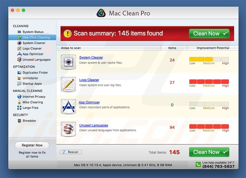 what causes mac cleaner malware
